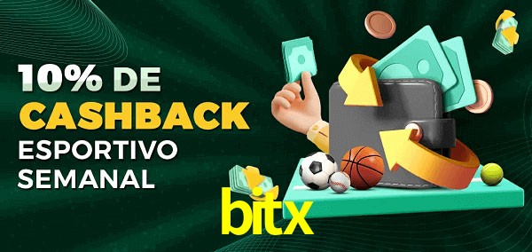 10% de bônus de cashback na bitx